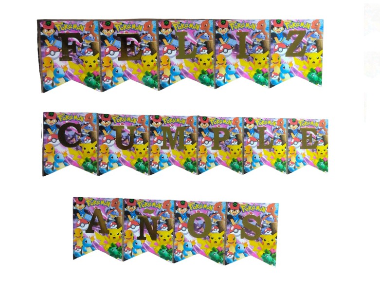 Cotillón Feliz Cumple Pokemon