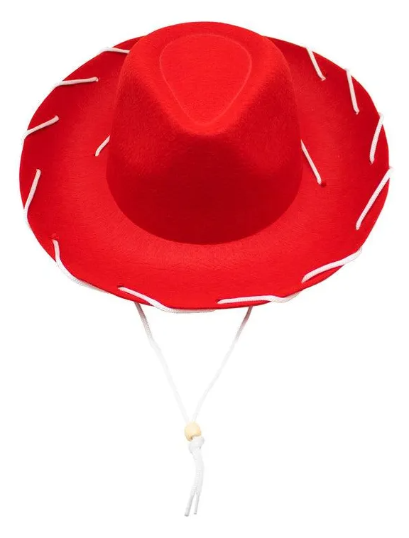 Sombrero Vaquerita Rojo Jessie Toy Story Adultos