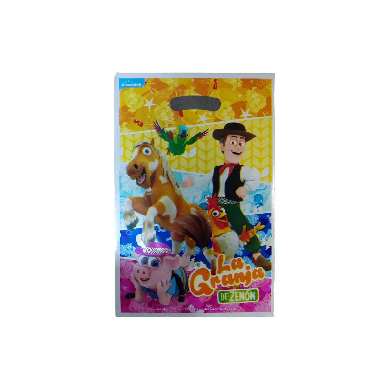 Pack 6 Bolsas De Dulce Granja De Zenón Multicolor Personajes La Granja De Zenón