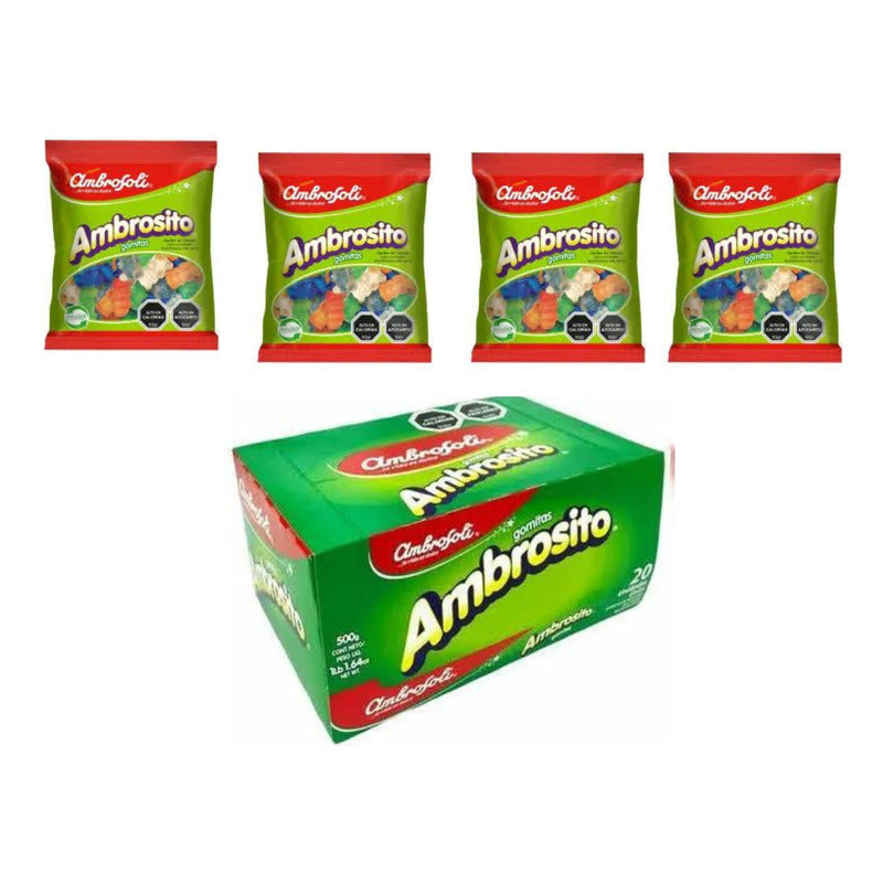 Pack 20 Sobres Dulces De Gomitas Ambrositos