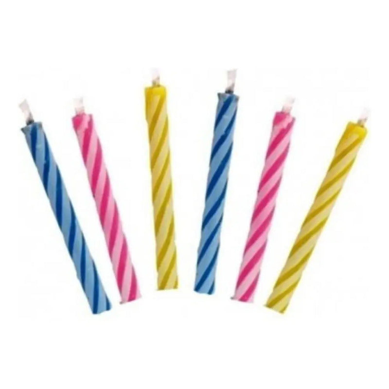 10 Velas Mágicas Para Cumpleaños De Colores