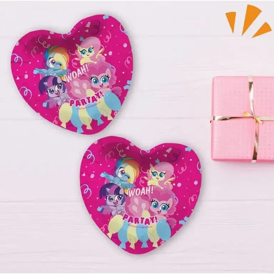 Pack 6 Platos Cumpleaños My Little Pony Rosa