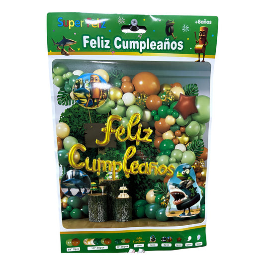 Decoración Cumpleaños Candy Bar Tralaleros Brainrot Cotillon