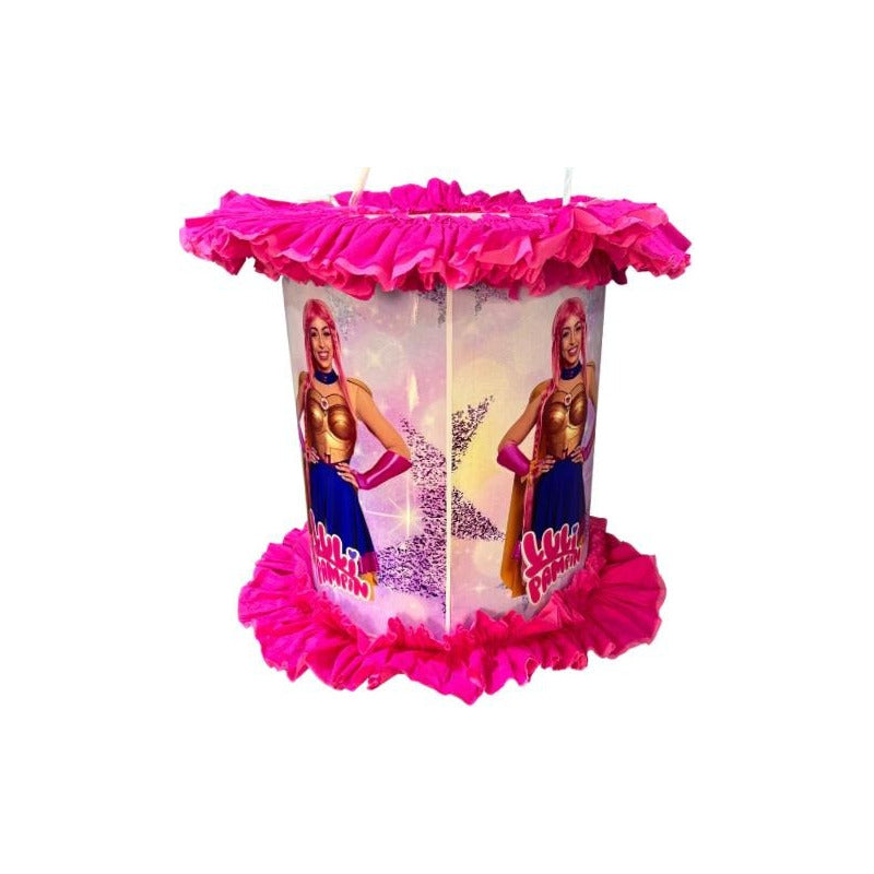 Piñata Cumpleaños Luli Pampim Cotillón Rosa Luli Pampim
