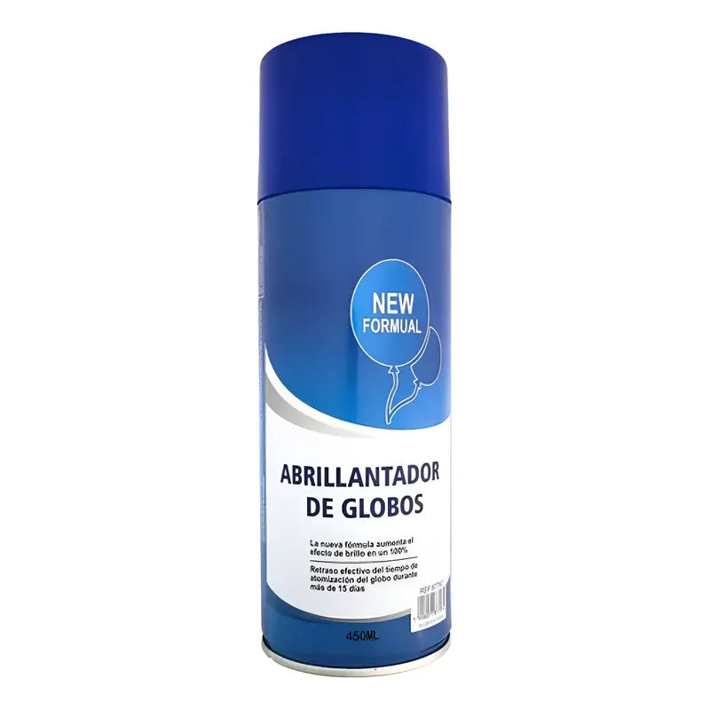 Abrillantador De Globos Spray 450 Ml Azul
