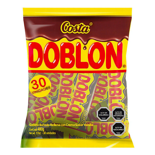 Costa Chocolate Galleta Doblon 480 Gr
