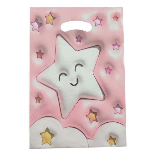 Pack 10 Bolsas Dulceras De Cumpleaños Diseños 3d Plásticas