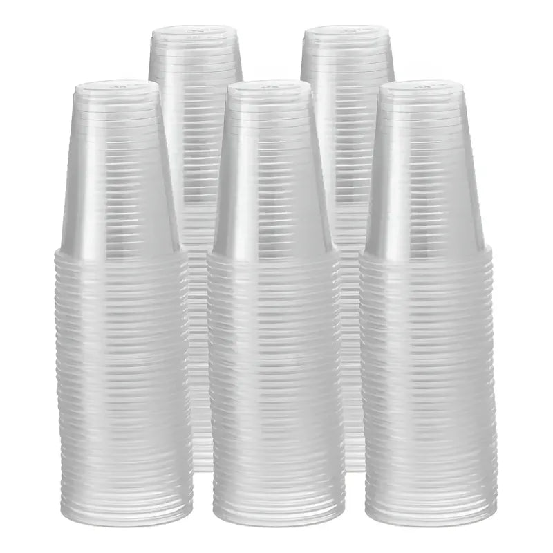 Pack 50 Vasos Desechables Transparentes 7oz - 200cc Transparente
