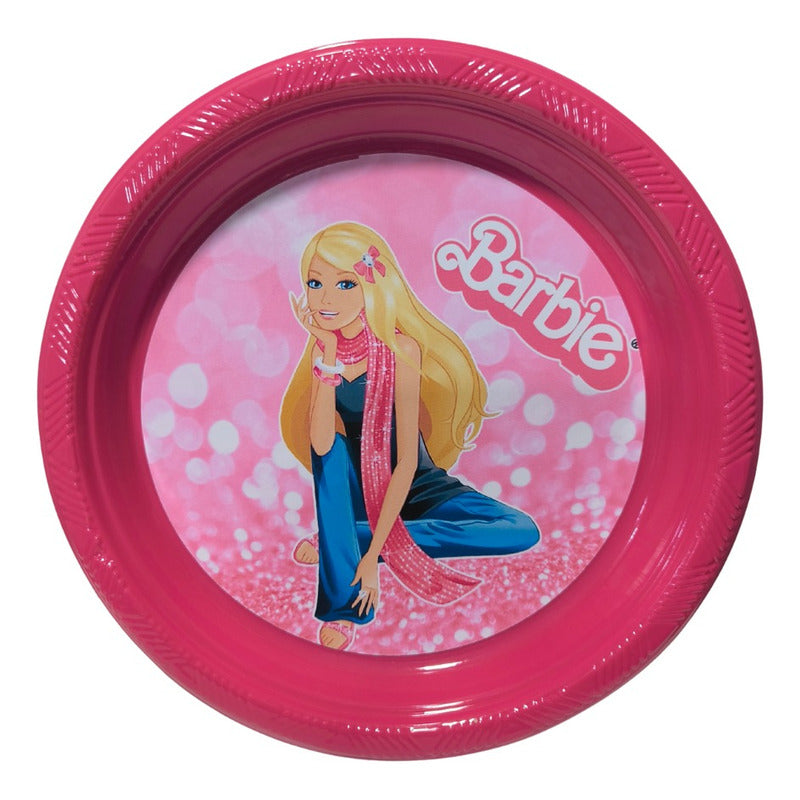 Pack 6 Platos Cumpleaños Barbie