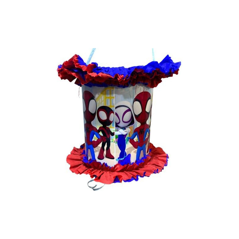 Piñata Cumpleaños Spidey Y Sus Amigos Cotillón Azul