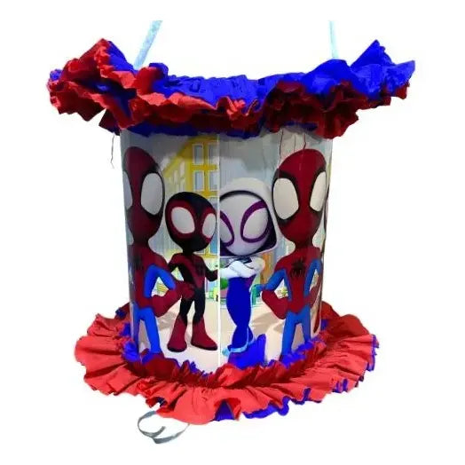 Piñata Cumpleaños Spidey Y Sus Amigos Cotillón Azul