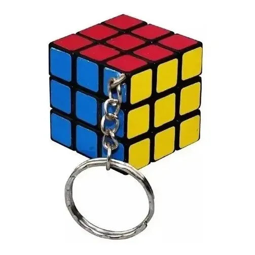 12 Llaveros Cubo Rubix Sopresa Cumpleaños Color De La Estructura Negro