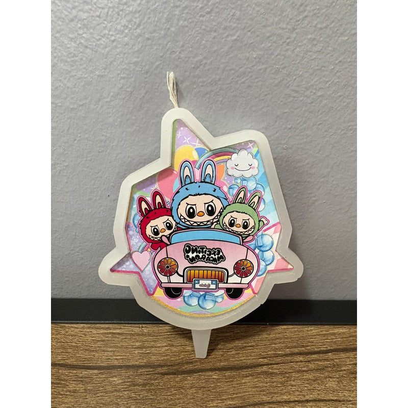 Vela Cumpleaños Labubu Cotillón