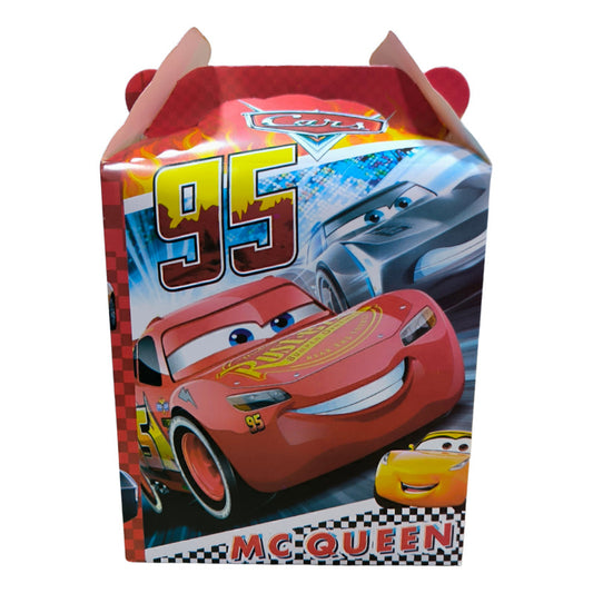 Pack 10 Cajitas Cumpleaños O Sorpresas Cars Rayo Mc Queen