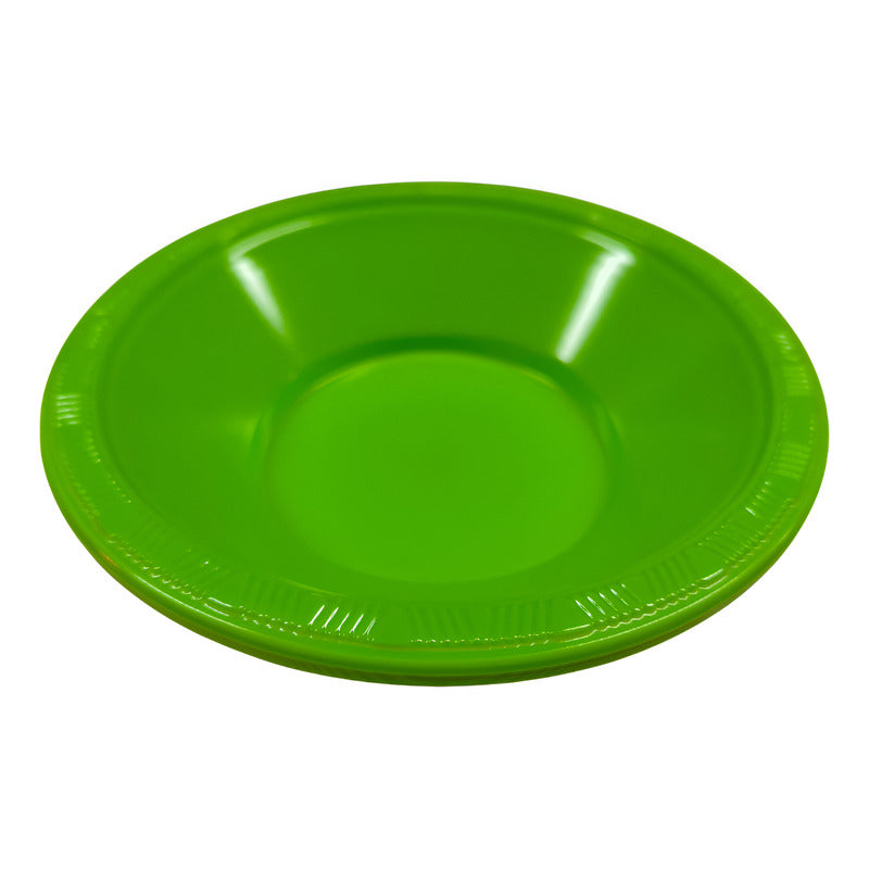 Pack 6 Platos Plásticos Cumpleaños Ondos 17 Cm