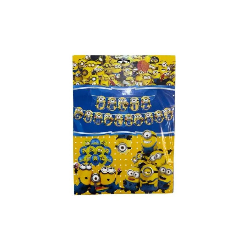 Cotillón Cumpleaños Guirnalda Feliz Cumpleaños Minions