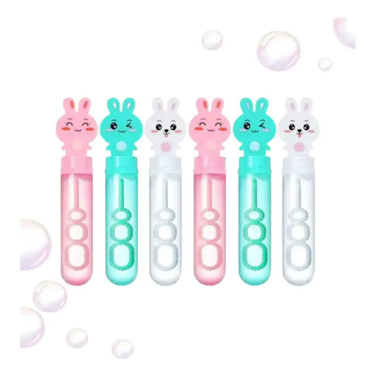 Sorpresas Cumpleaños Niños 24 Burbujas Paleta Conejo 13 Cm