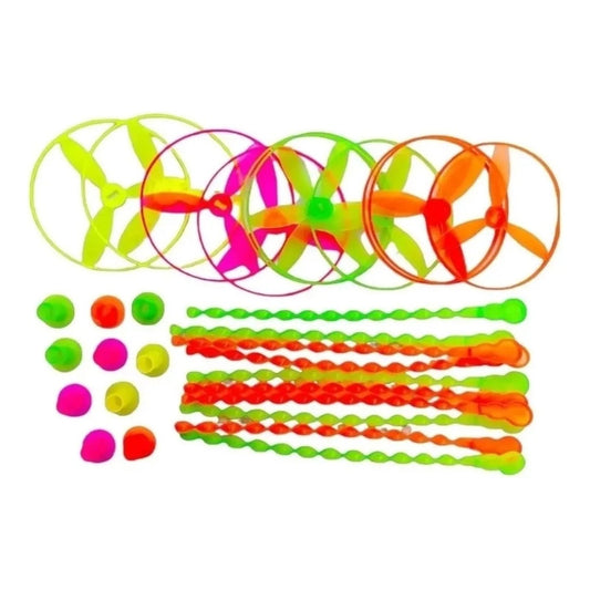Pack 20 Discos Voladores Sorpresas De Cumpleaños Para Niños