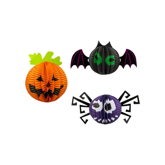Decoración Halloween Abanico Colgante Figura Terror Variado