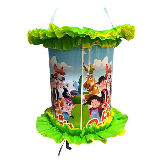 Piñata De Cumpleaños Granja De Zenon 53 Cm