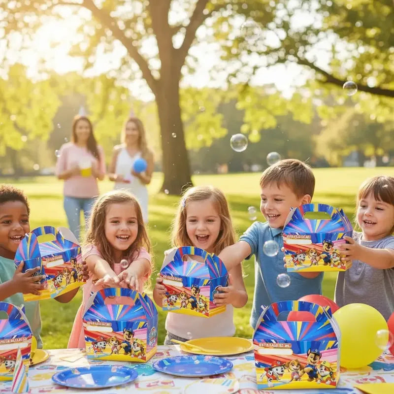 Pack 6 Cajitas Sorpresa O Cotillón Cumpleaños Paw Patrol