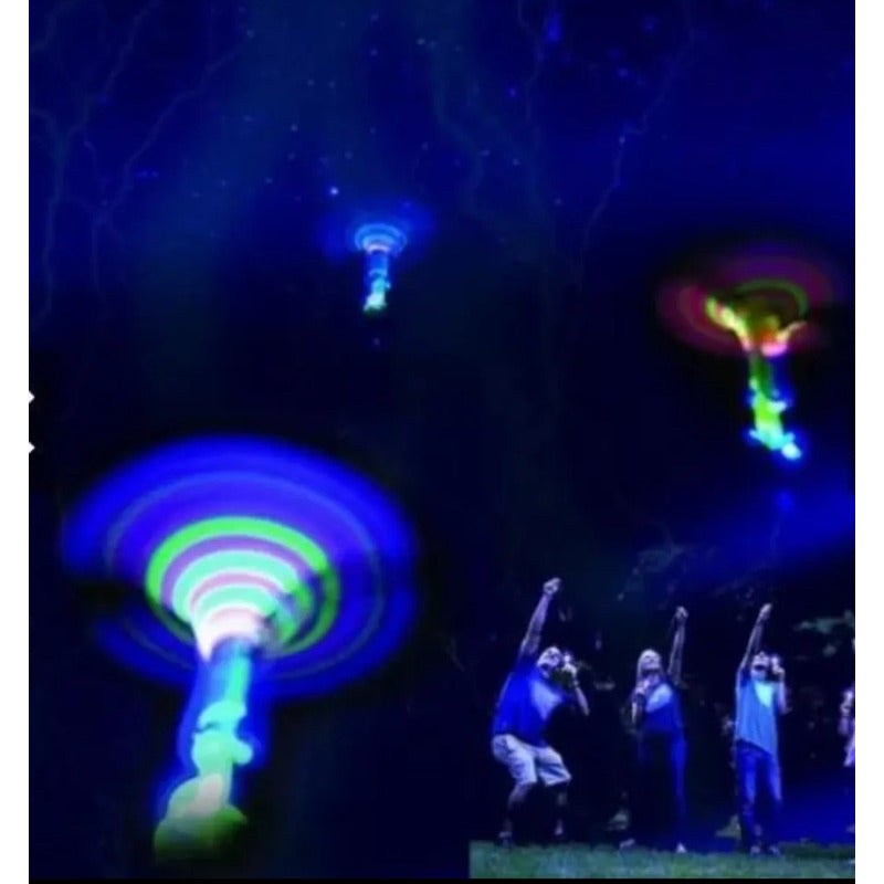 Pack 12 Voladores Con Luz Juguete Y Sorpresas De Niños