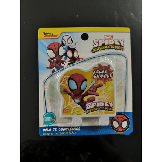 Vela Cumpleaños Spidey Y Sus Amigos