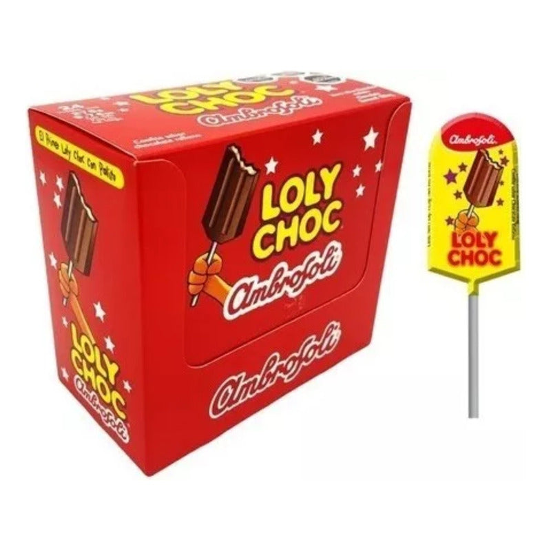 Paleta De Chocolate Loly Choc ( 24 Unidades )