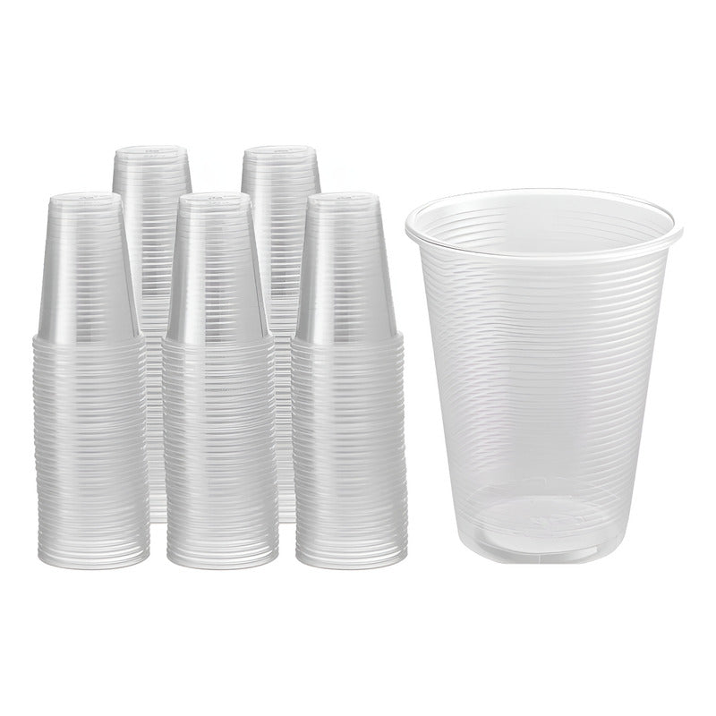 Pack 50 Vasos Desechables Transparentes 10 Oz - 300 Cc Transparentes