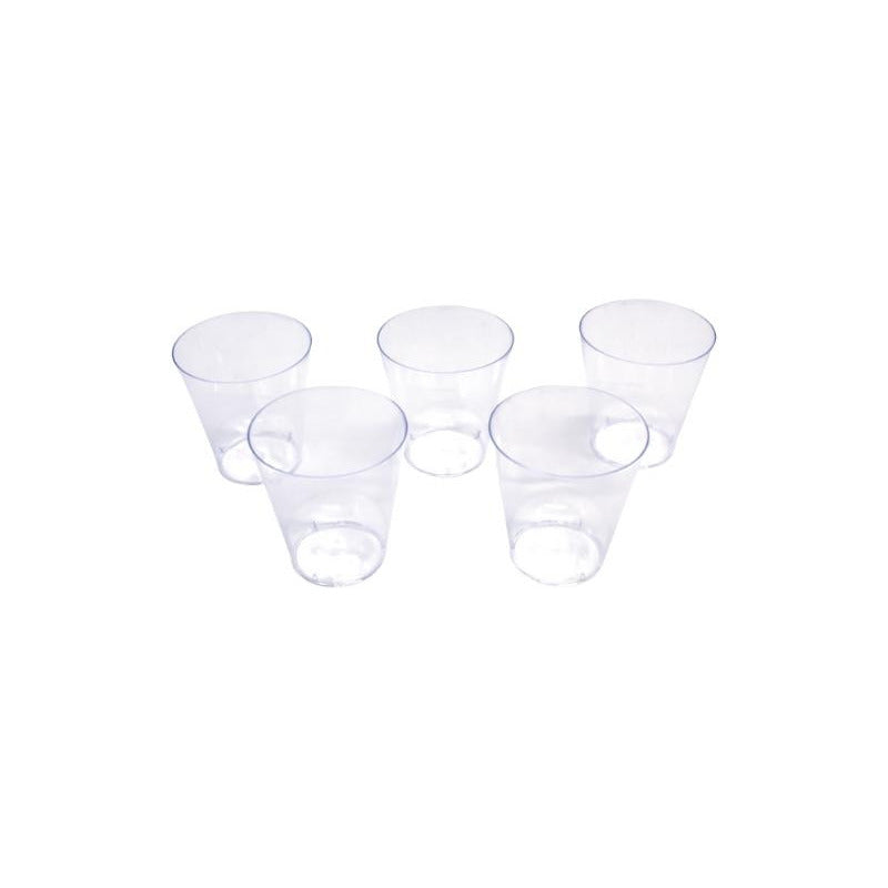 Vaso Shot 60 Ml Acrílico Para Postres Pack 20 Unidades Transparente