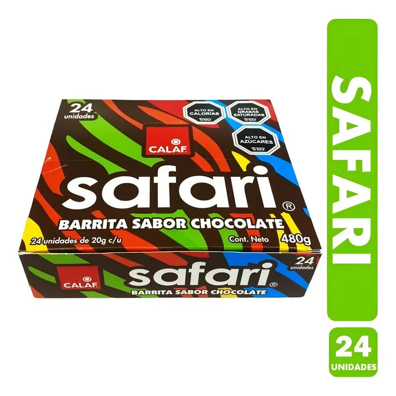 Chocolate Safari X 24 Barras