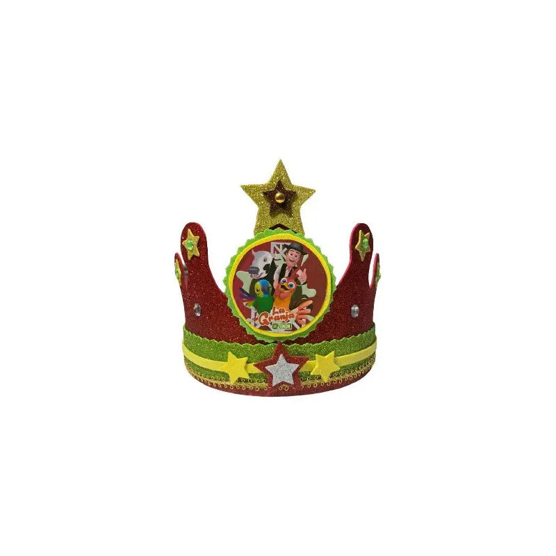 Corona De Granja De Zenon Para Festejado En Cumpleaños