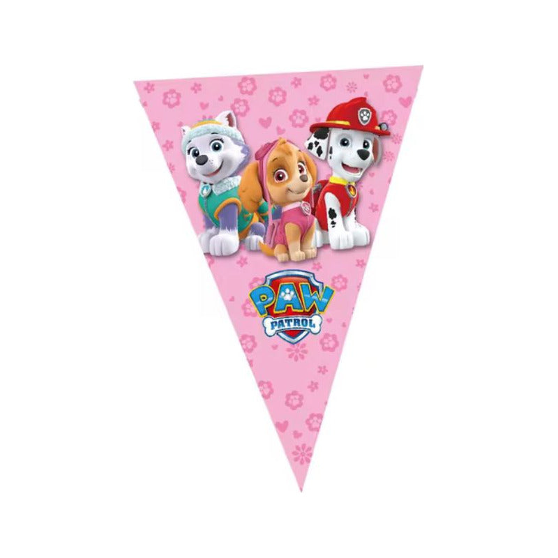 Cotillón Sky Paw Patrol Banderín Decorativo Cumpleaños