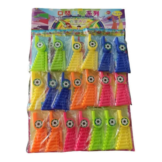 20 Silbatos De Juguete Para Sorpresas De Cumpleaños Fiestas