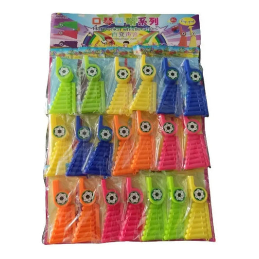 20 Silbatos De Juguete Para Sorpresas De Cumpleaños Fiestas