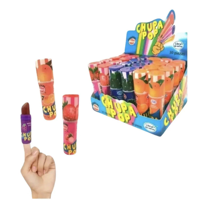 Chupa Pop Libre De Sellos Mabu ( 24 Unidades )