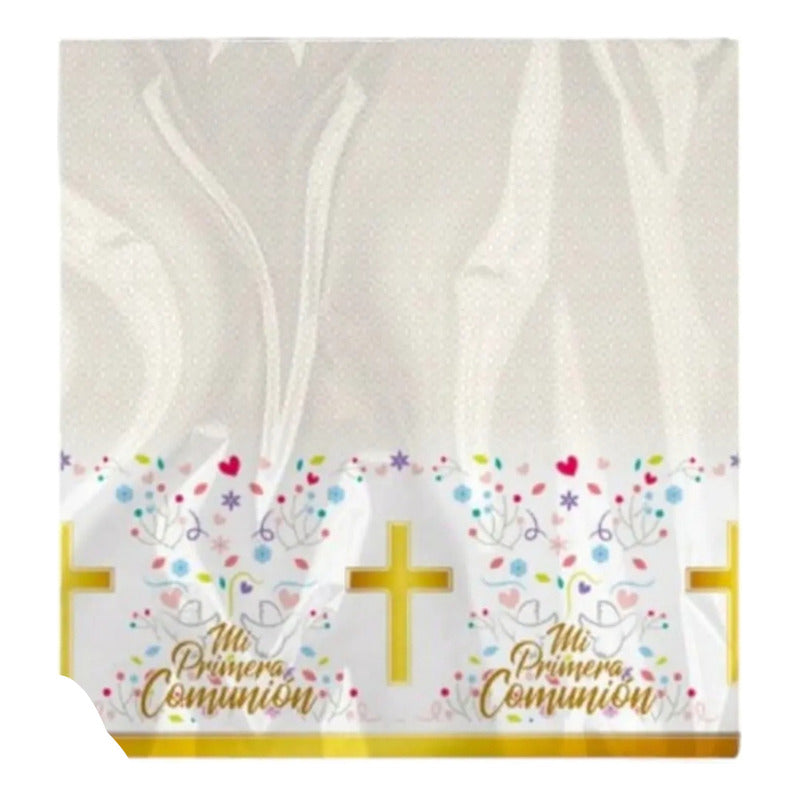 Cotillón Mi Primera Comunión Mantel Desechable