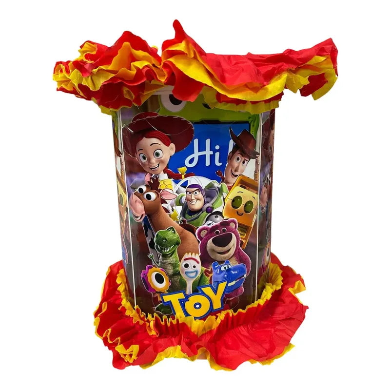 Piñata Toy Story Cotillón Para Cumpleaños Fiestas Infantiles Rojo
