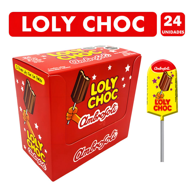 Chocolate Loly Choc 24 Paletas