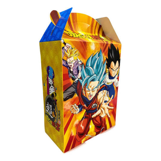 Pack 10 Cajitas Cotillón Cumpleaños Dragon Ball Z 15x20 Cm