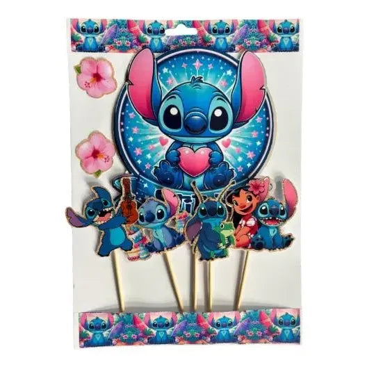 Topper Cumpleaños Lilo Y Stitch
