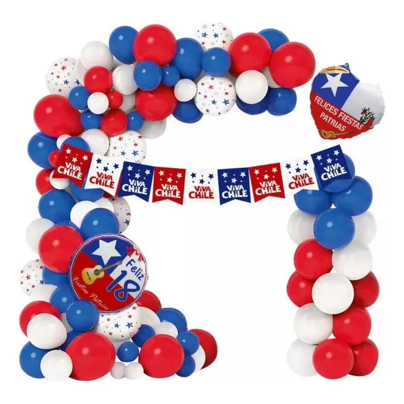 Set Completo Decoración Fiestas Patrias Cotillon