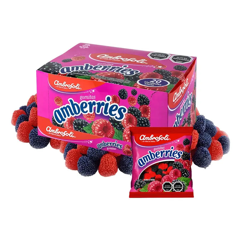 Gomitas Amberries (caja De 20 Amberries) 500gr