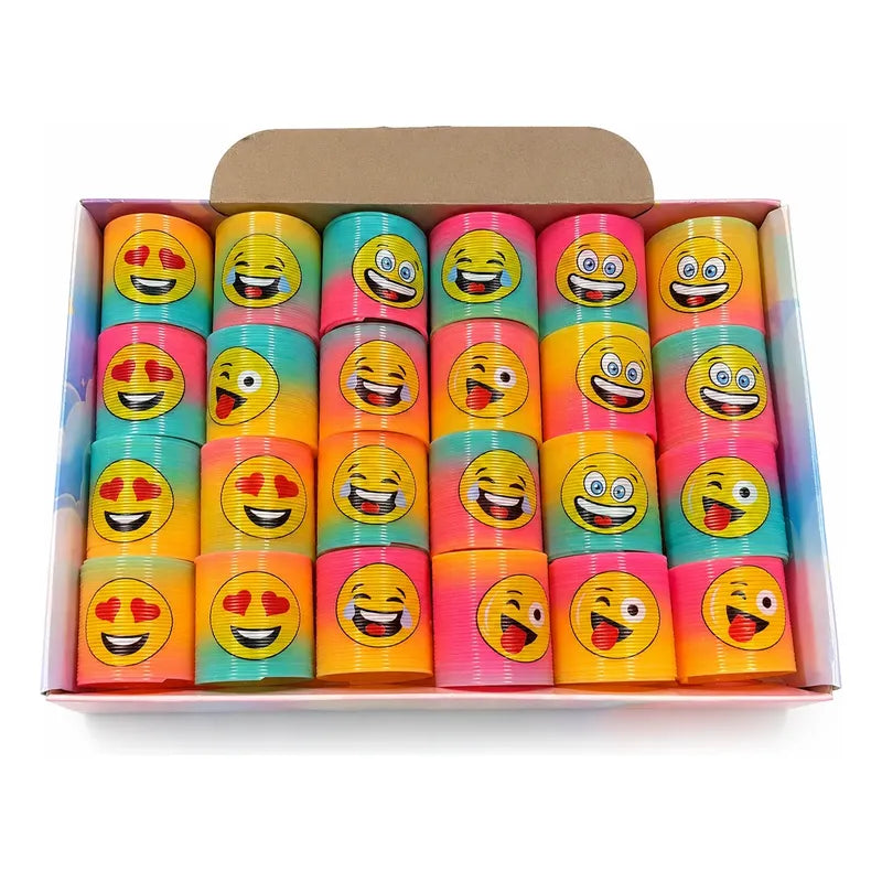 Resorte Mágico Emoji Arcoiris Cotillón Cumpleaños