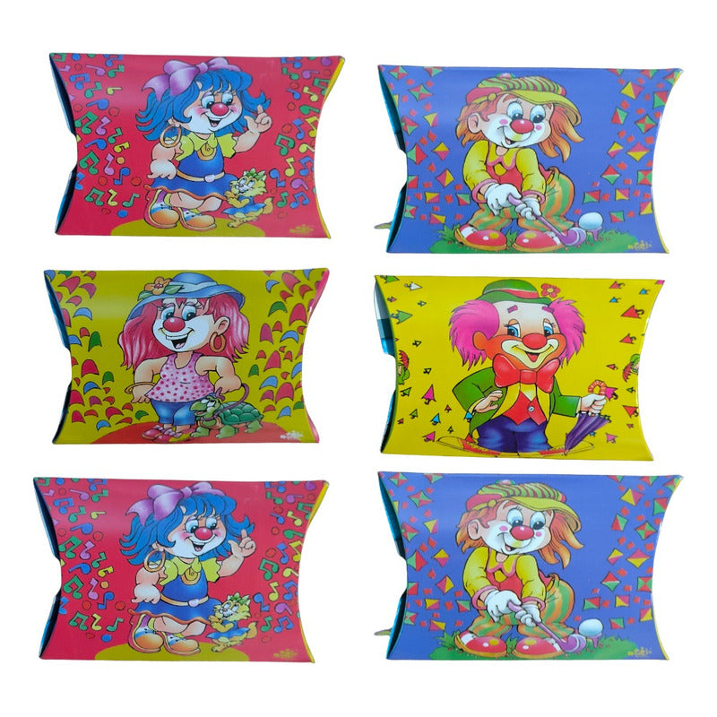 Pack 6 Cajitas Sorpresa Cumpleaños Retro Ochentero Y Años 90