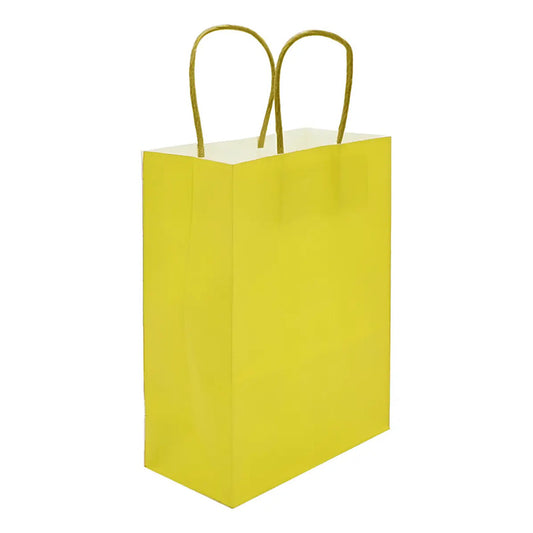 Pack 12 Bolsas De Papel Kraft De Color 27x21x11 Cm