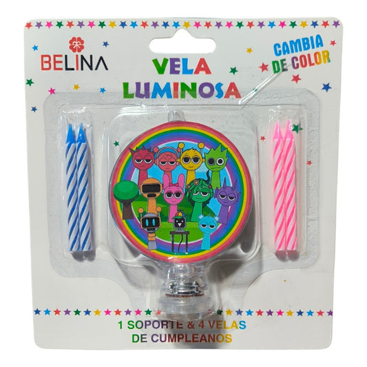 Vela Luminosa De Cumpleaños Sprunki