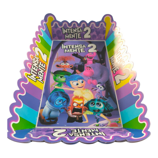 Pack 6 Bandejas Decorativas Cumpleaños Intensamente Violeta