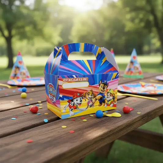 Pack 6 Cajitas Sorpresa O Cotillón Cumpleaños Paw Patrol