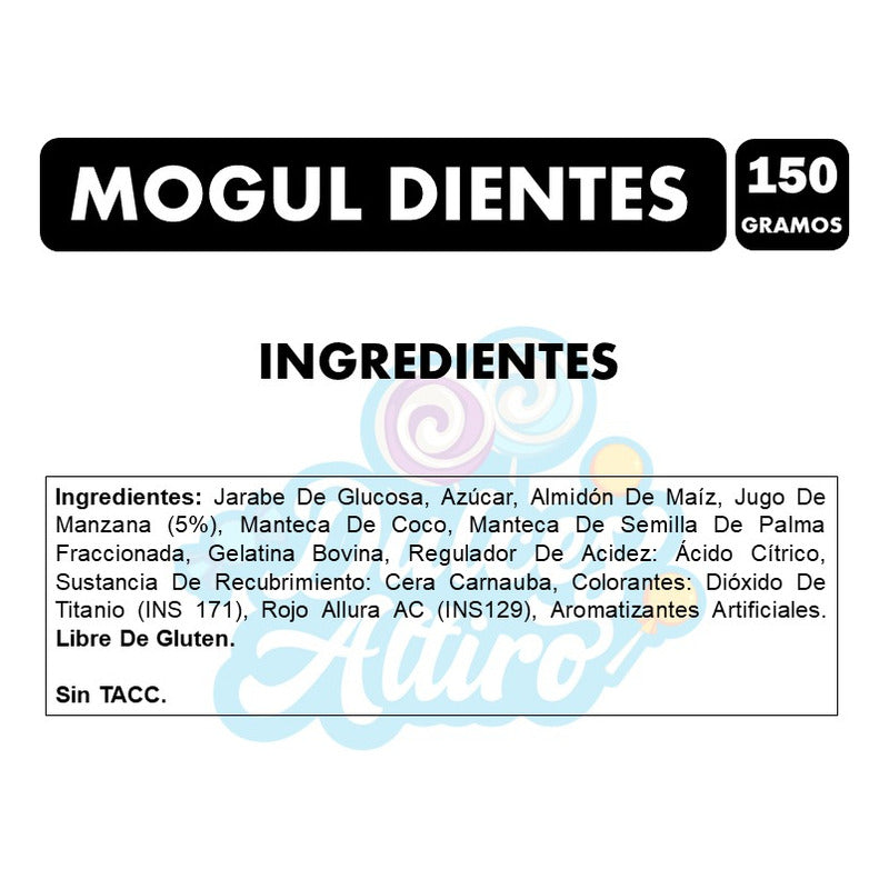 Gomitas En Forma De Dientes Halloween Arcor (bolsa Con 150g)